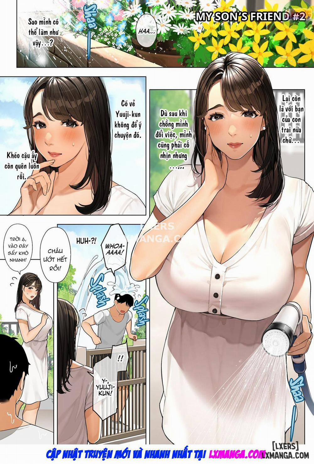 Kinjo no Hitozuma-san "Musuko no Otomodachi" Chương 2 Trang 5