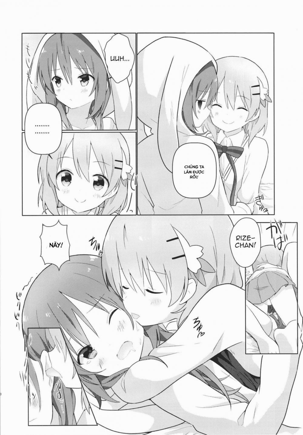 KokoRize de Yuri ni Mezameru Hon (Gochuumon wa Usagi desu ka?) Chương Oneshot Trang 12