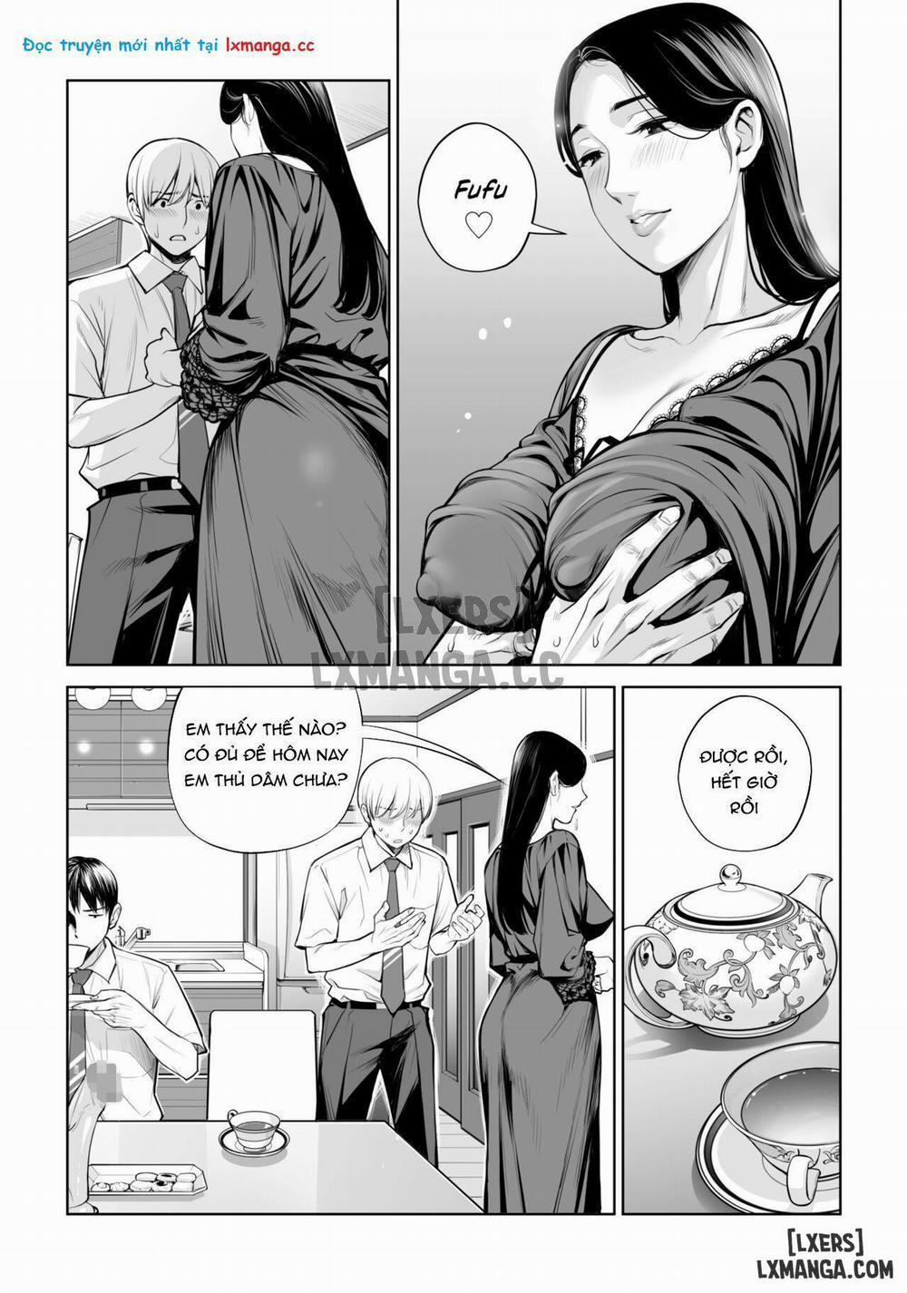 Kurokami Onna no Fudeoroshi ~Himitsu no Heya de Nakadashi Sasete Ageru wa Chương Oneshot Trang 36