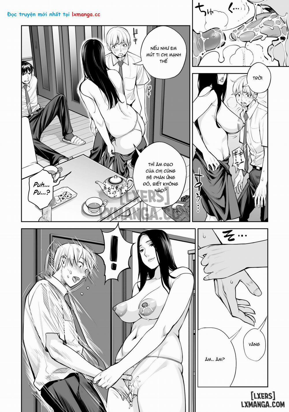 Kurokami Onna no Fudeoroshi ~Himitsu no Heya de Nakadashi Sasete Ageru wa Chương Oneshot Trang 45