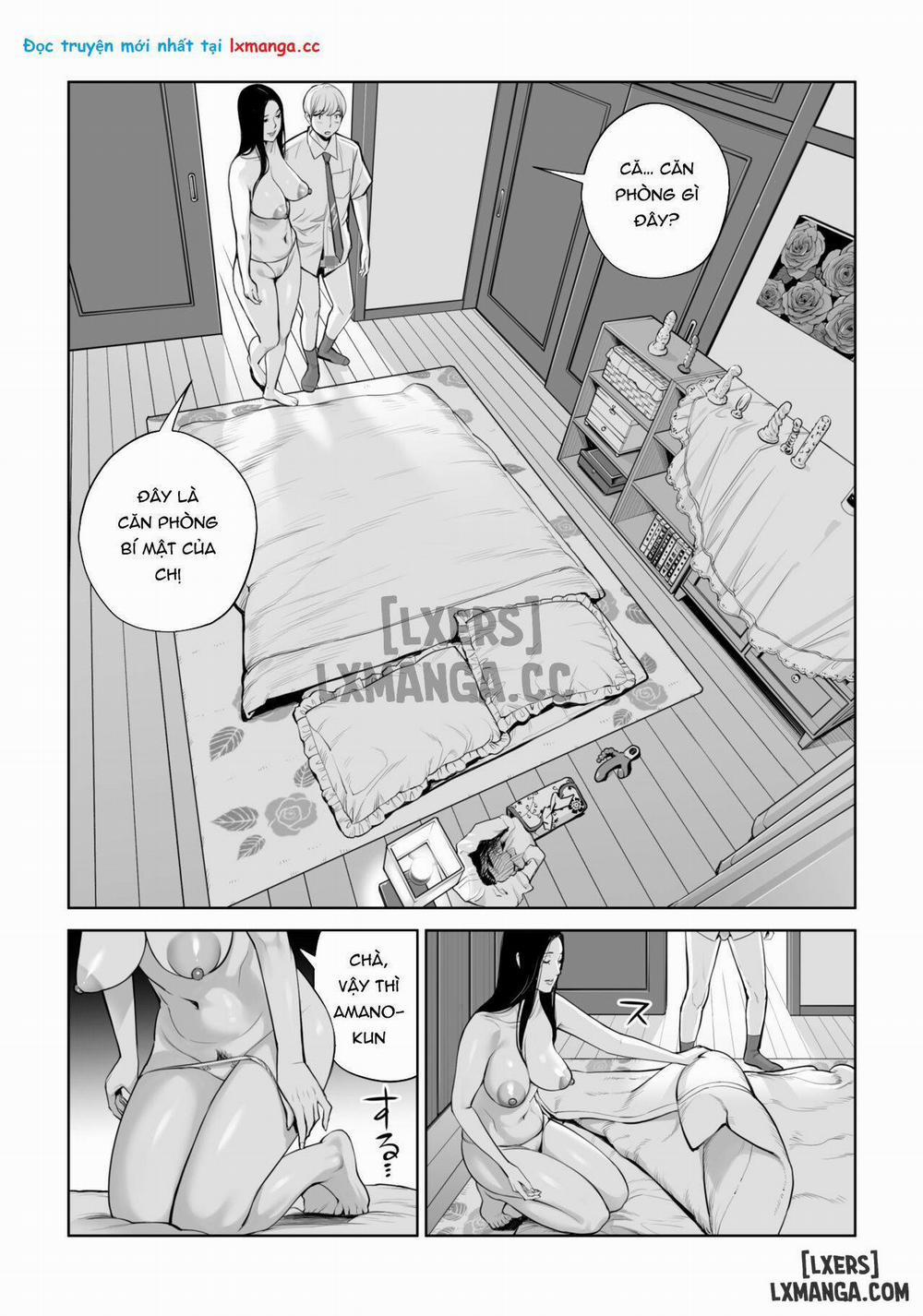 Kurokami Onna no Fudeoroshi ~Himitsu no Heya de Nakadashi Sasete Ageru wa Chương Oneshot Trang 56