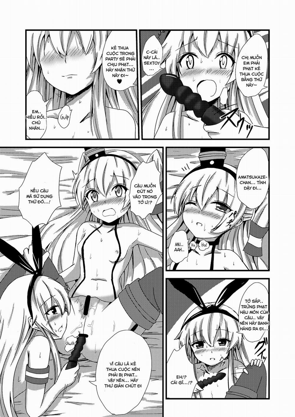 Kuubo Wo-Kyuu-chan no Shimakaze Yuri Dorei Choukyou ~3P Choukyou Hen~ (Kantai Collection) Chương Oneshot Trang 12