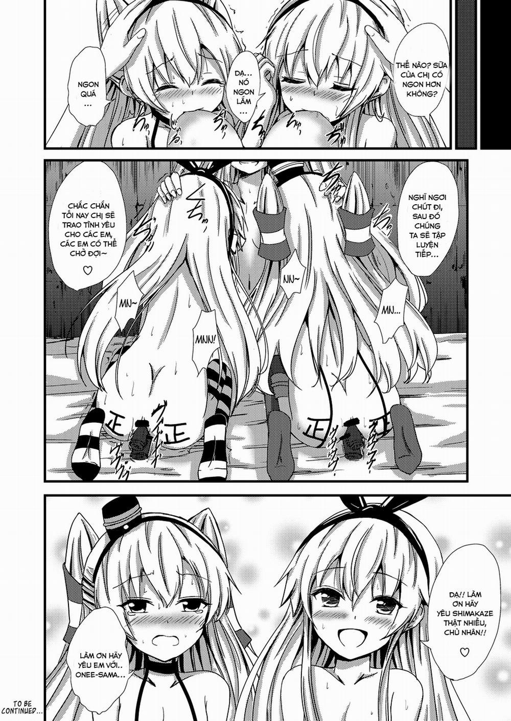 Kuubo Wo-Kyuu-chan no Shimakaze Yuri Dorei Choukyou ~3P Choukyou Hen~ (Kantai Collection) Chương Oneshot Trang 21