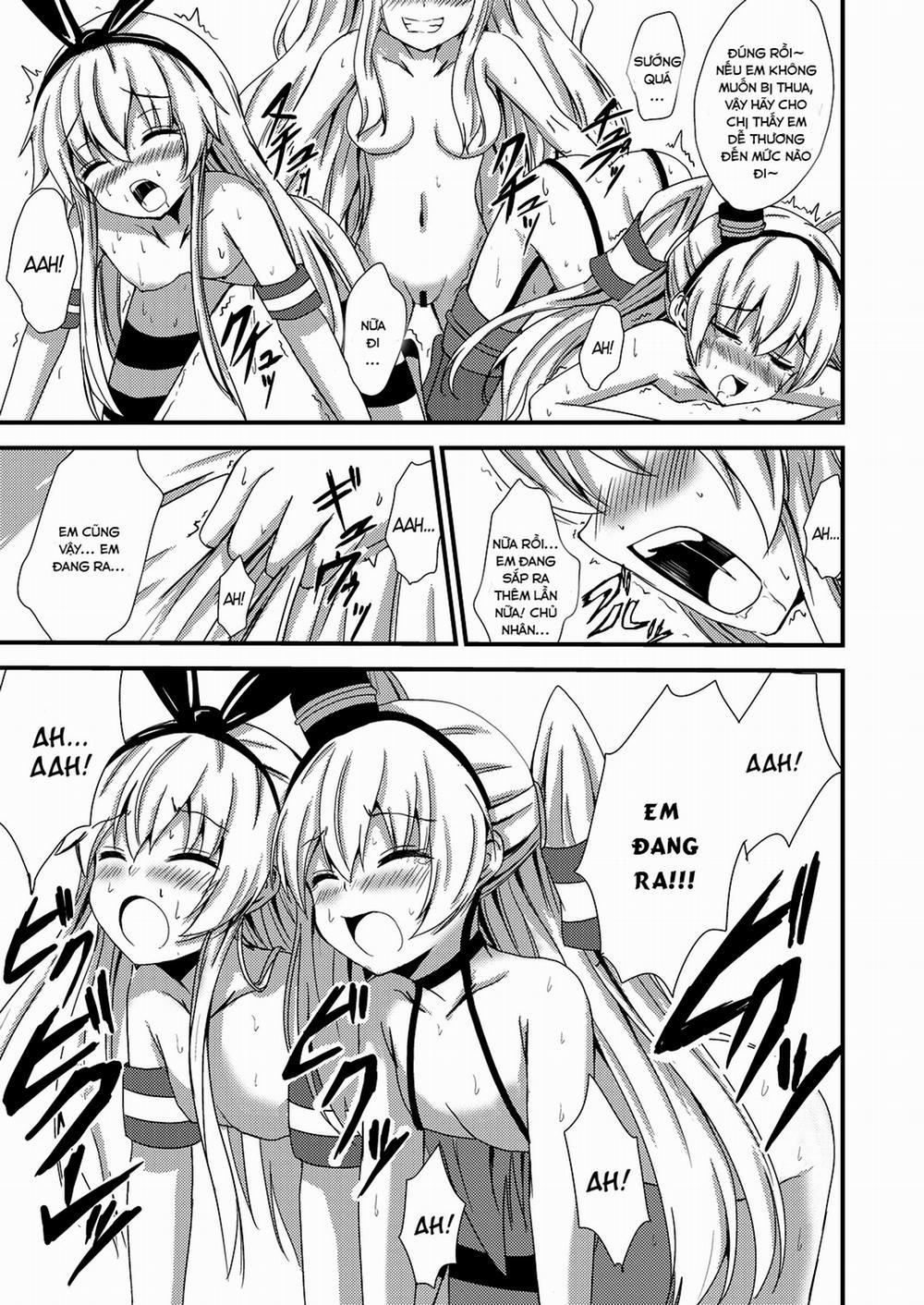 Kuubo Wo-Kyuu-chan no Shimakaze Yuri Dorei Choukyou ~3P Choukyou Hen~ (Kantai Collection) Chương Oneshot Trang 6