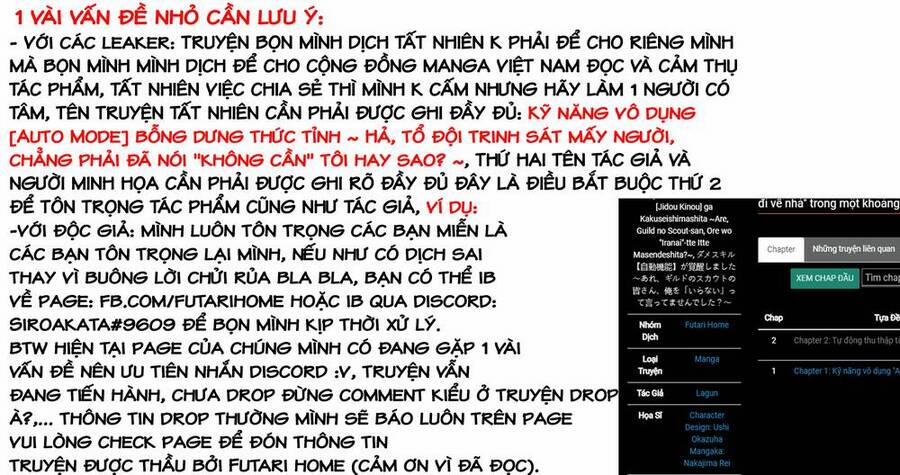 Kỹ Năng Vô Dụng [Auto Mode] Bỗng Dưng Thức Tỉnh ~ Hả, Tổ Đội Trinh Sát Mấy Người, Chẳng Phải Đã Nói Chương 4 Trang 28