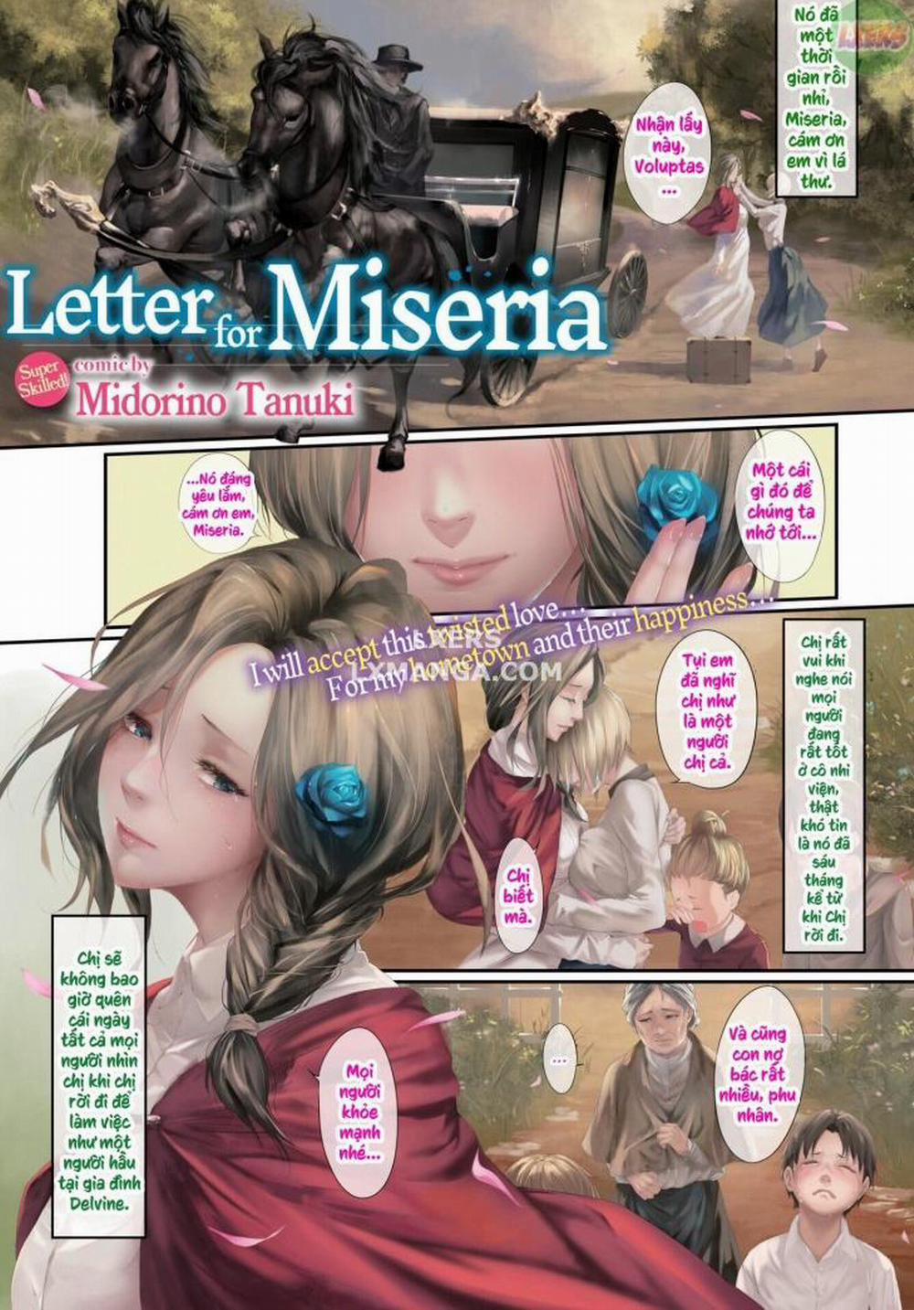 Letter for Miseria Chương Oneshot Trang 1