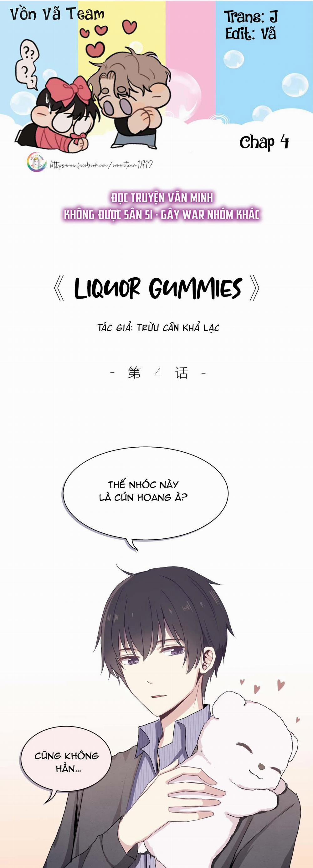 Liquor Gummies Chương 4 Trang 1