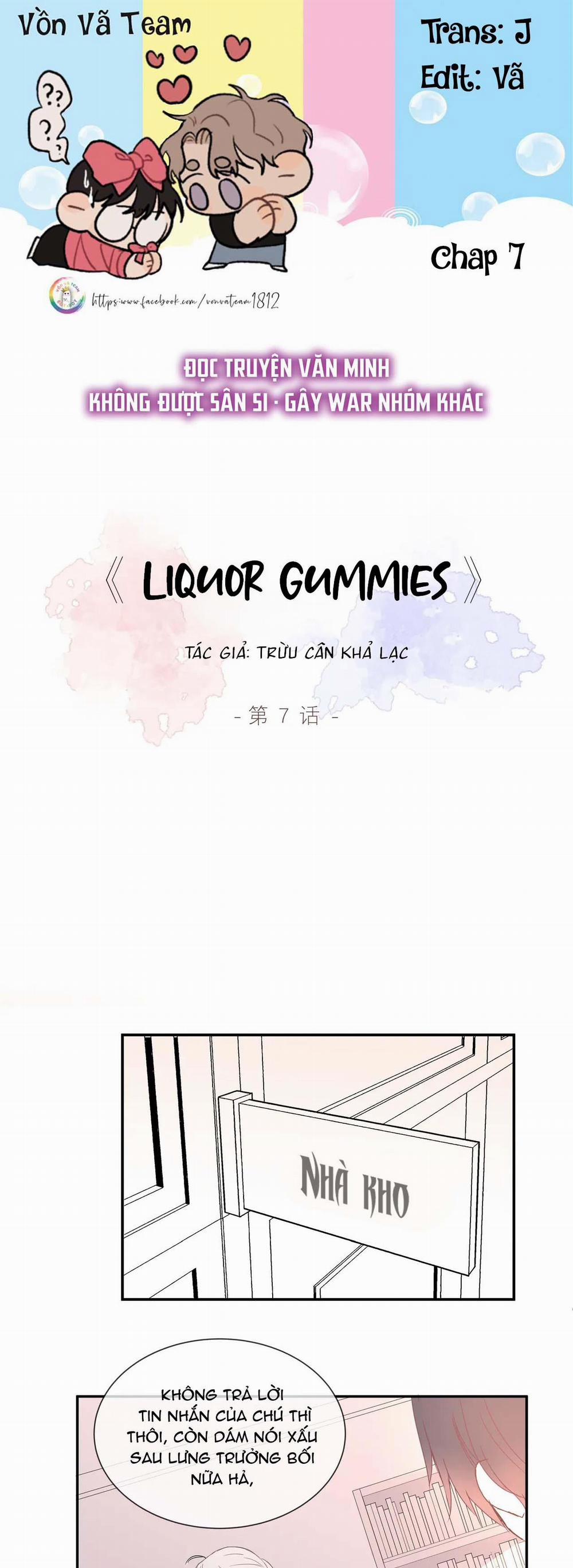 Liquor Gummies Chương 7 Trang 1