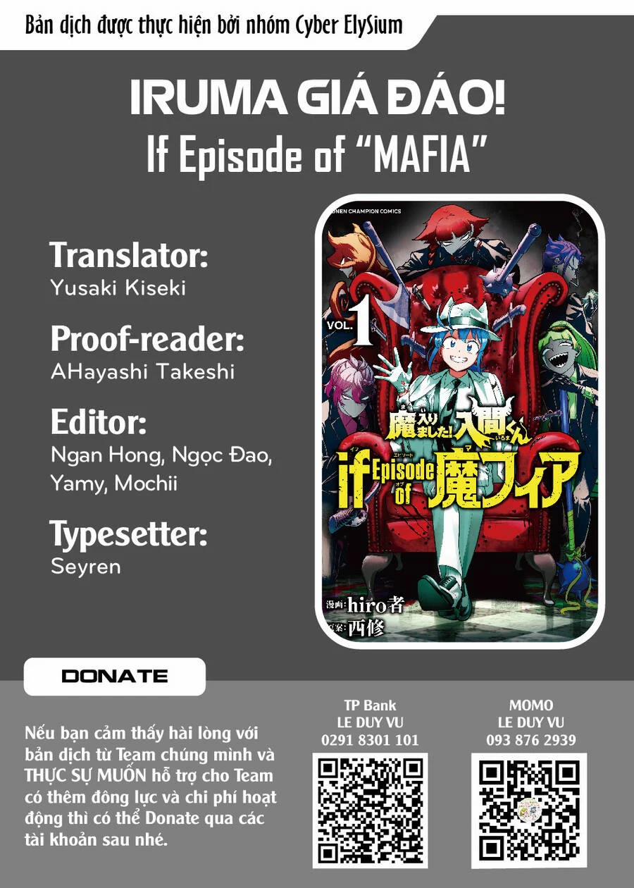 Mairimashita! Iruma-Kun: If Episode Of Mafia Chương 6 Trang 1