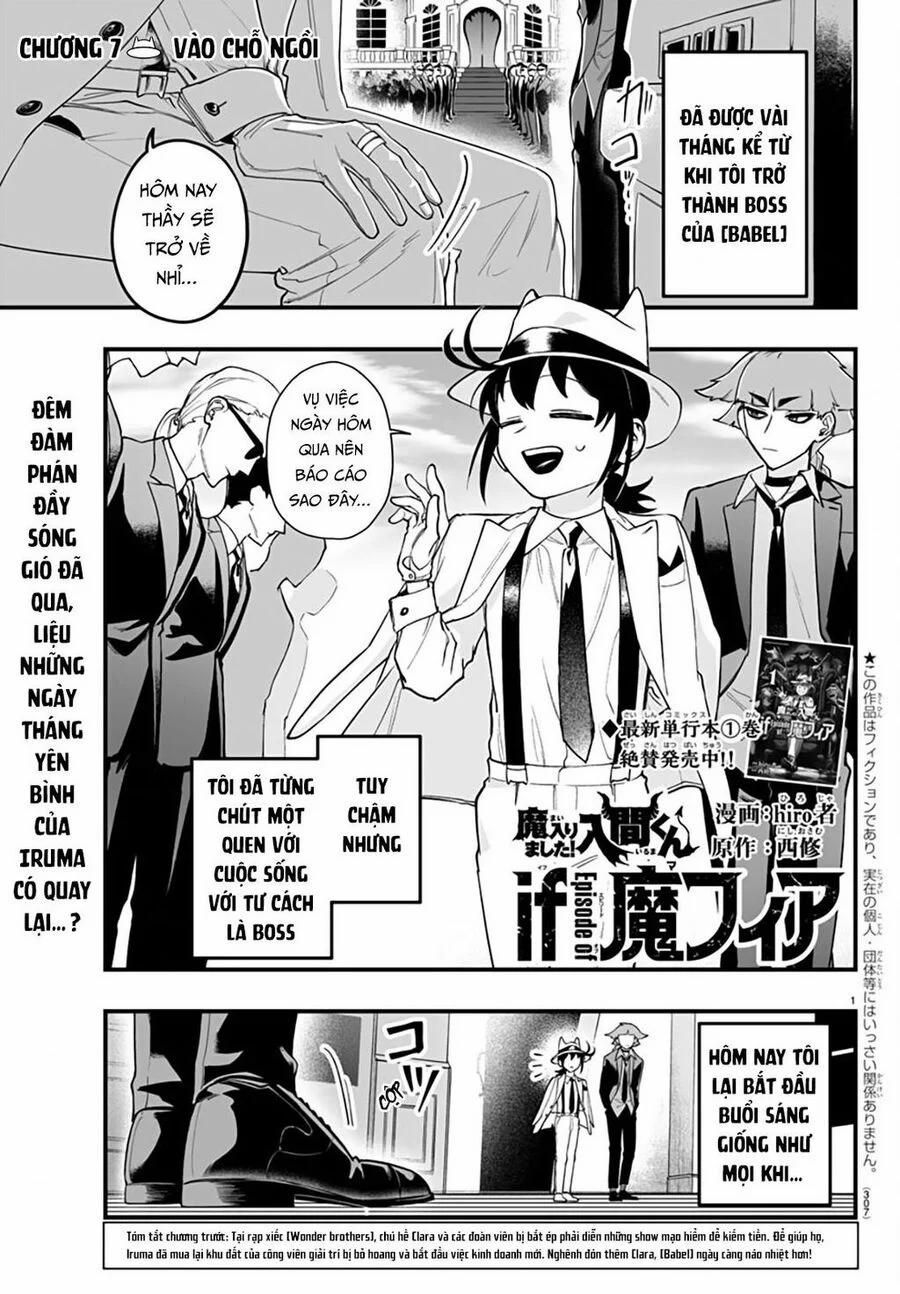 Mairimashita! Iruma-Kun: If Episode Of Mafia Chương 7 Trang 2