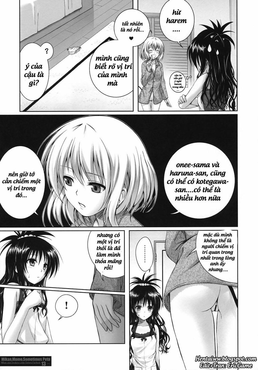 MIKAN,MOMO,SOMETIMES PETA (To Love-Ru Darkness) Chương Oneshot Trang 12