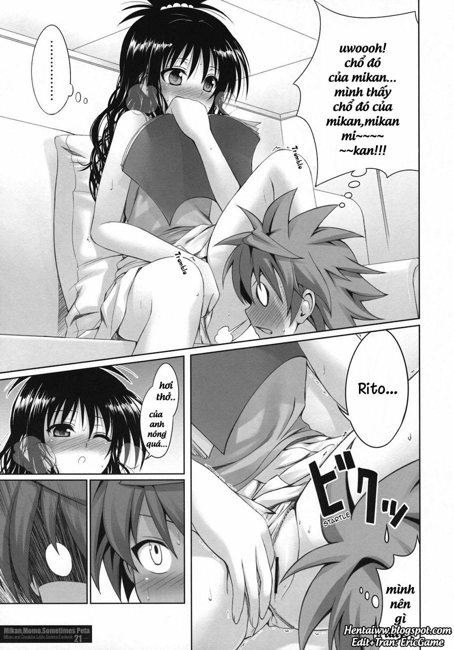 MIKAN,MOMO,SOMETIMES PETA (To Love-Ru Darkness) Chương Oneshot Trang 20