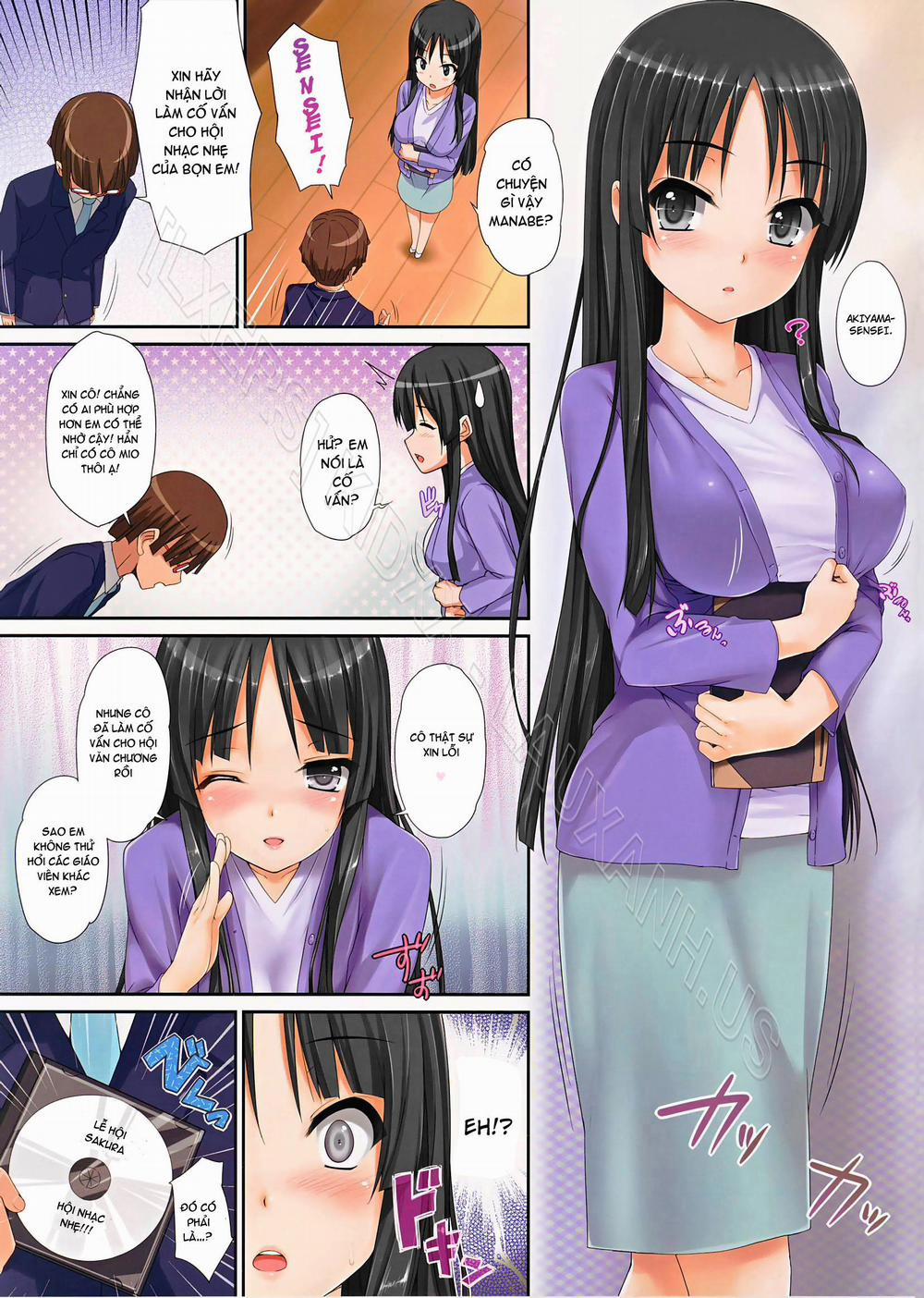 Mio Onduty (K-ON!) Chương Oneshot Full Color Trang 2