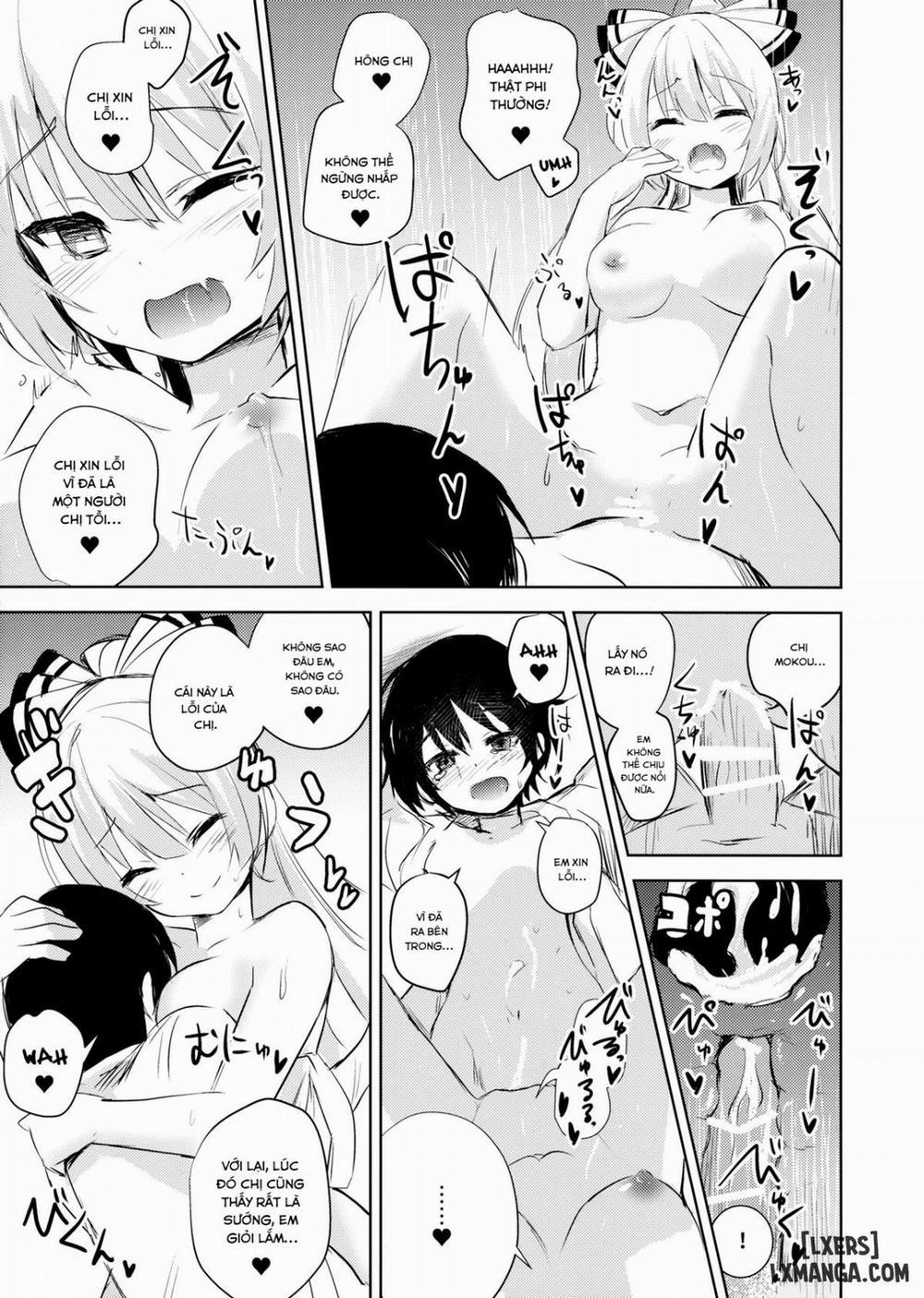 Mokou Onee-chan to Shota ga Ecchi Suru Hon Chương Oneshot Trang 14