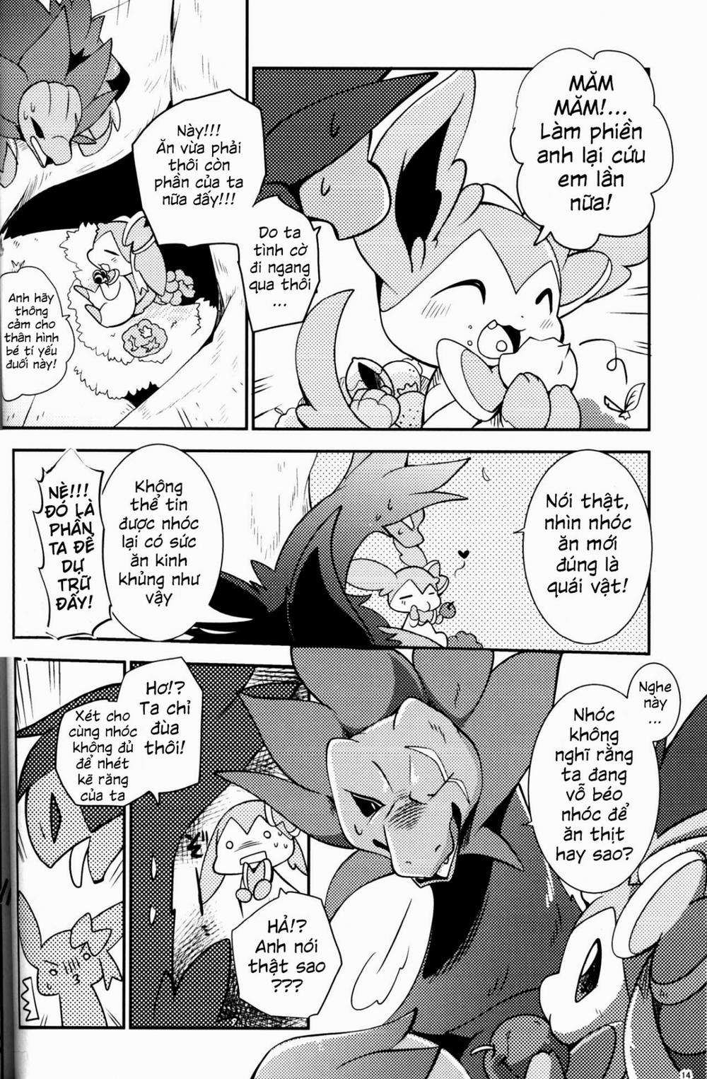 Mori no Kaibutsu to Chiisana Yousei (Pokemon) Chương Oneshot Trang 14