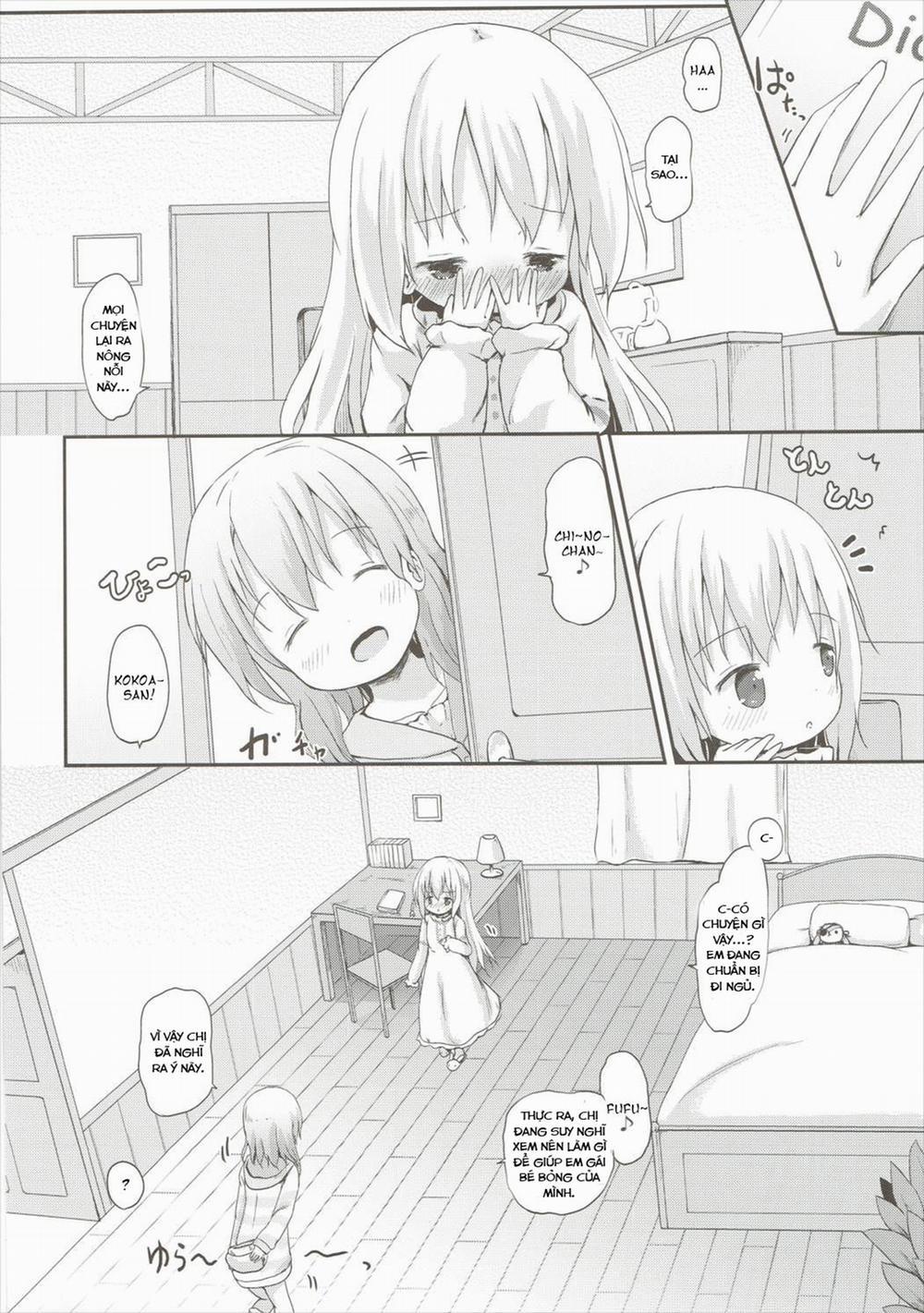 Moshikashite, Chino-chan Onesho Shichatta no?? 2 (Gochuumon wa Usagi desu ka?) Chương Oneshot Trang 3