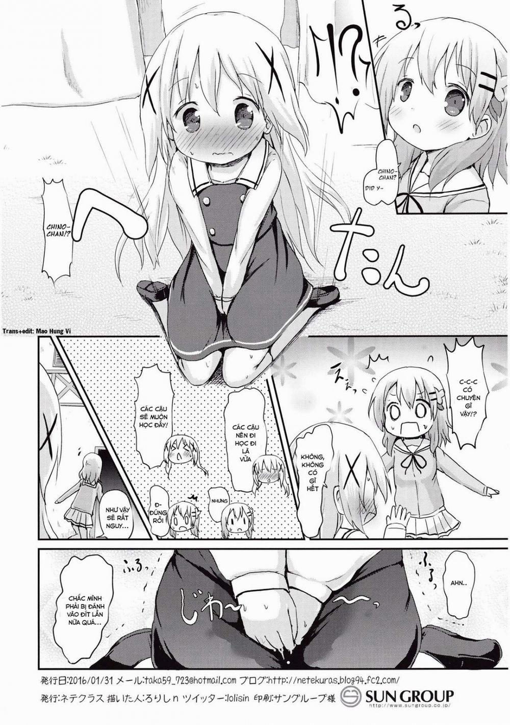 Moshikashite, Chino-chan Onesho Shichatta no?? (Gochuumon wa Usagi desu ka?) Chương Oneshot Trang 25