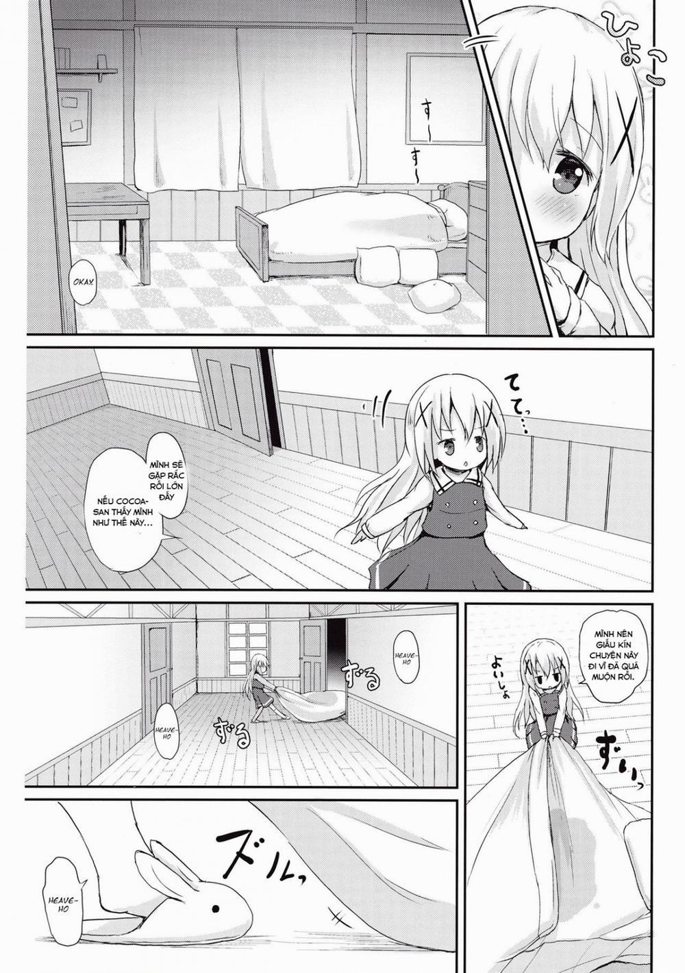 Moshikashite, Chino-chan Onesho Shichatta no?? (Gochuumon wa Usagi desu ka?) Chương Oneshot Trang 6