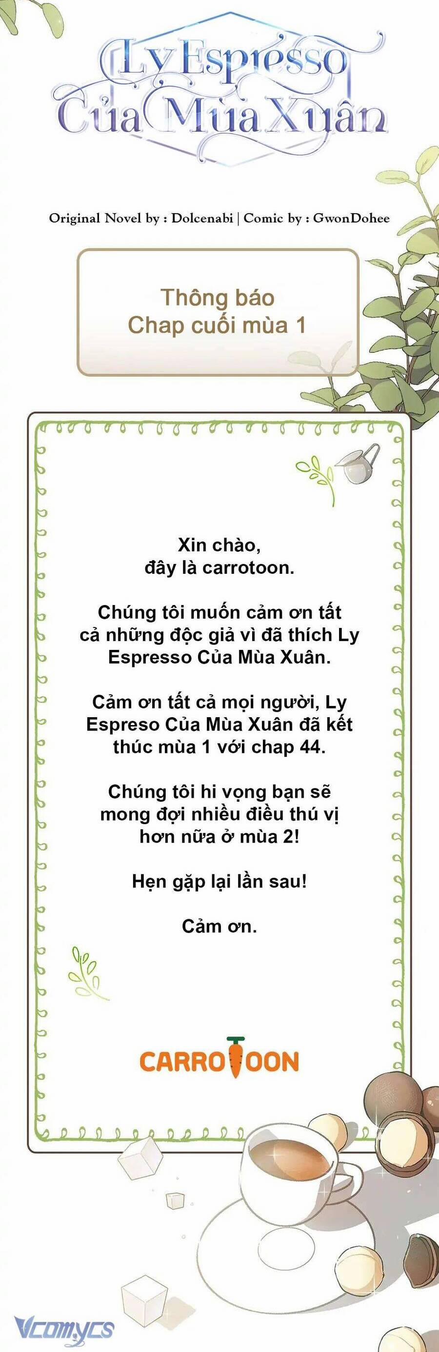 Mùa Xuân Của Espresso Chương 44 Trang 53