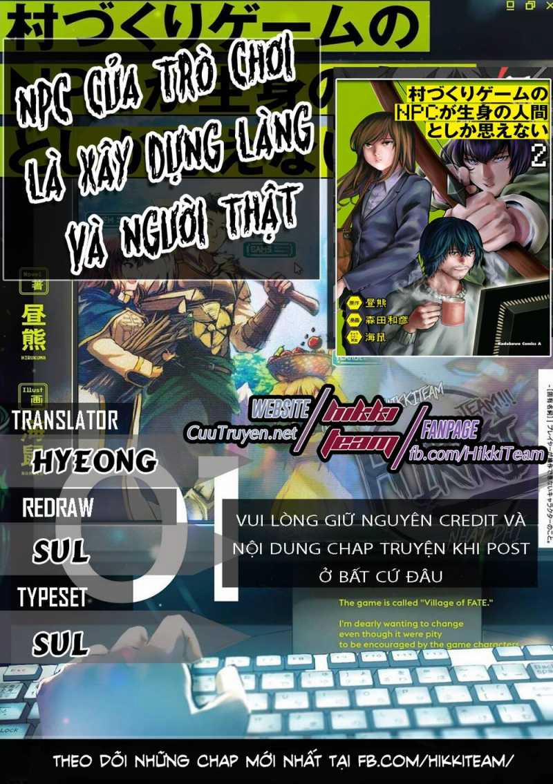 Murazukuri Game no NPC ga Namami no Ningen to Shika Omoe Nai Chương 12 Trang 1