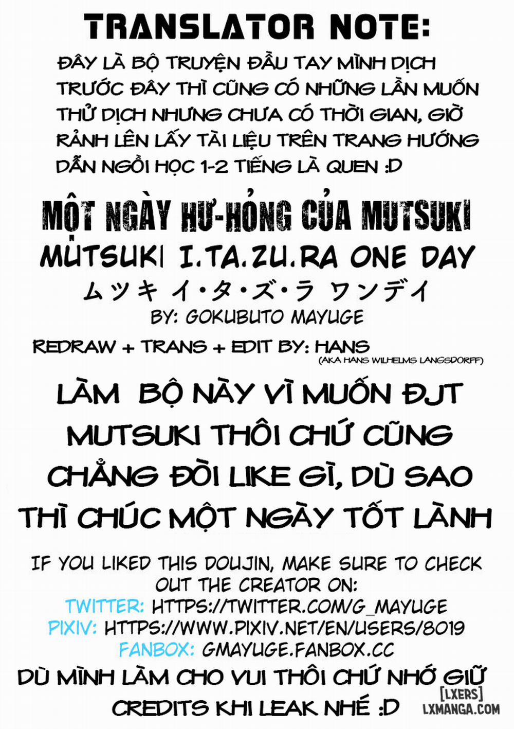 Mutsuki Itazura One Day Chương Oneshot Trang 28