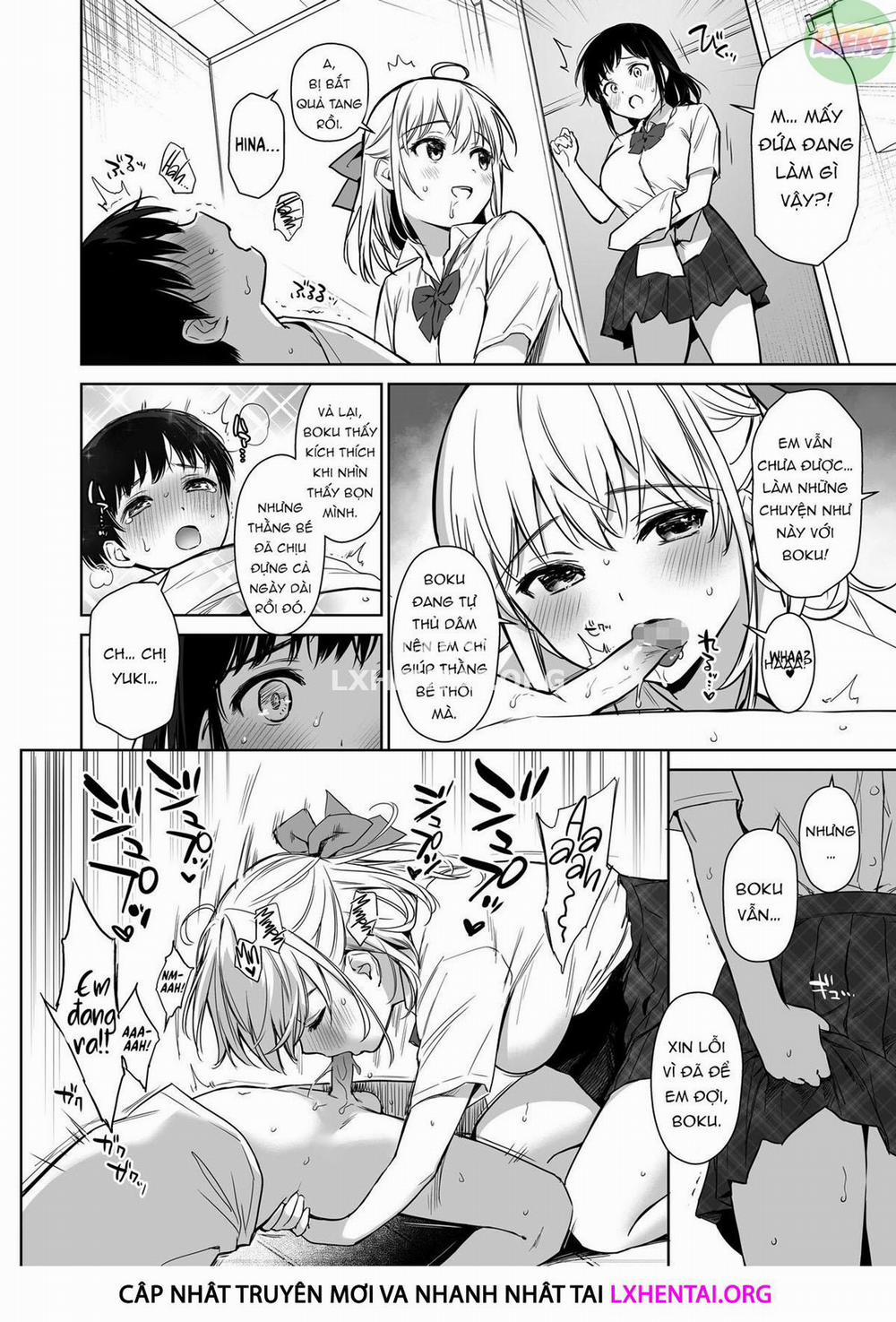 Naisho No Hajimete ~Suunenburi Ni Atta Shinseki No Bijin JK Shimai Ni Ecchi No Tehodoki Sarechaimasu~ Chương Oneshot Trang 16