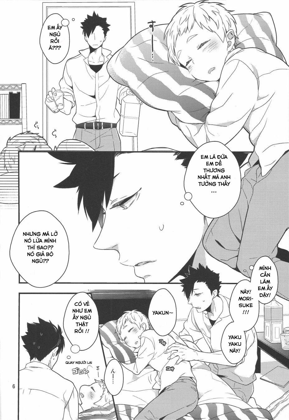 Neteiru Yaku-kun ni Ecchi na Itazura o suru Hon (Haikyuu!!) Chương Oneshot Trang 5