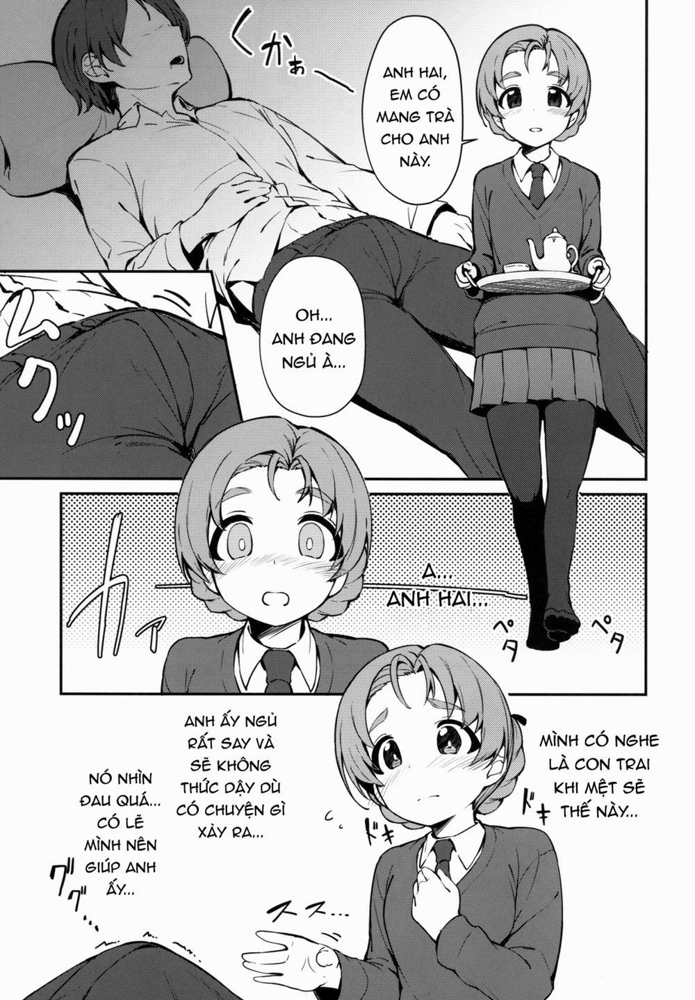 Neteru Aida ni Gimai no Peko ni Ecchi na Koto Sareru Hon (Girls und Panzer) Chương Oneshot Trang 3