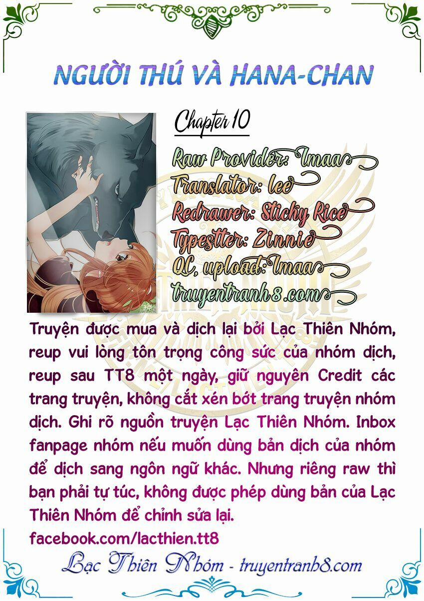 Người Thú Và Hana-Chan Chương 10 Trang 4