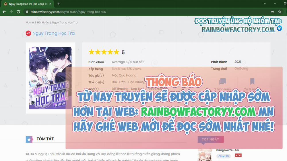 Ngụy Trang Học Tra Chương 17 Trang 28