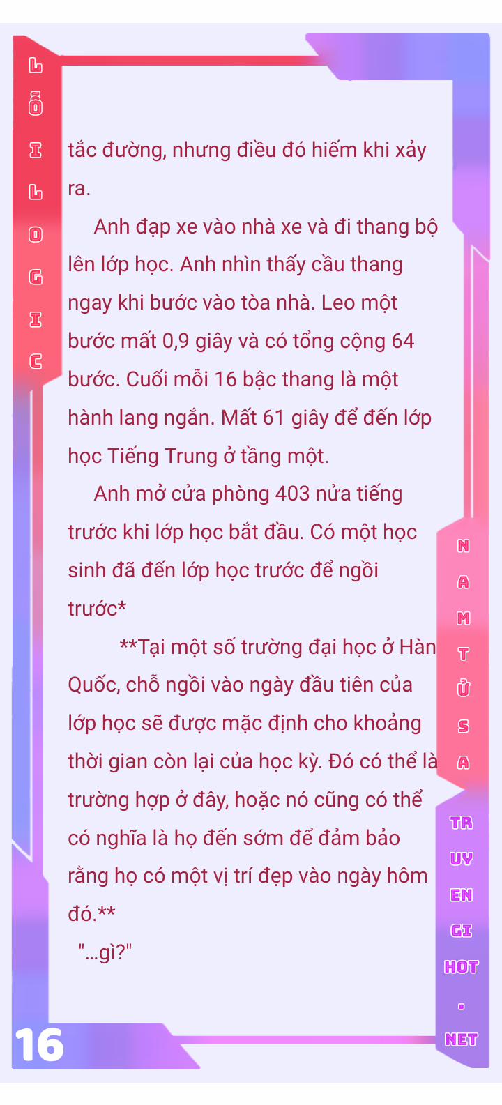 [Novel] Lỗi Logic Chương 1 3 Trang 17