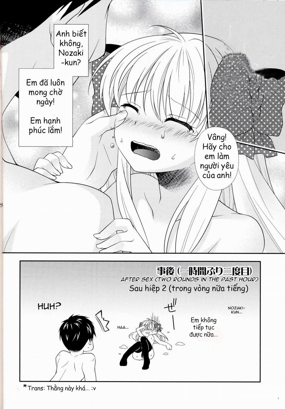 Nozaki-kun, Watashi ni Tetsudaeru koto, Aru (Gekkan Shoujo Nozaki-kun) Chương Oneshot Trang 24