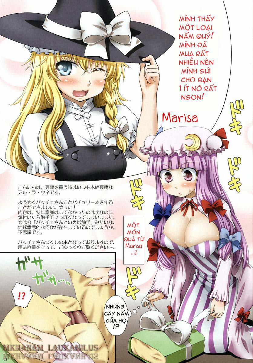 Oh! Patchouli and Marisa Mushrooms (Touhou) Chương Oneshot Full Color Trang 3