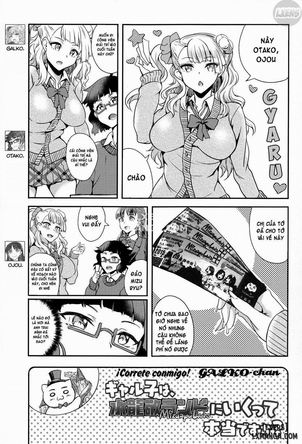 Oideyo! Galko-chan! Galko wa, Mizuryu Kei Land ni Ikutte Hontou Desu ka Chương Oneshot Trang 2