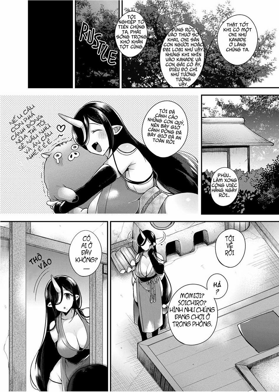 Oni no Oyako wa Hito no Osu to Kozukuri ga Shitai Chương ONESHOT Trang 4