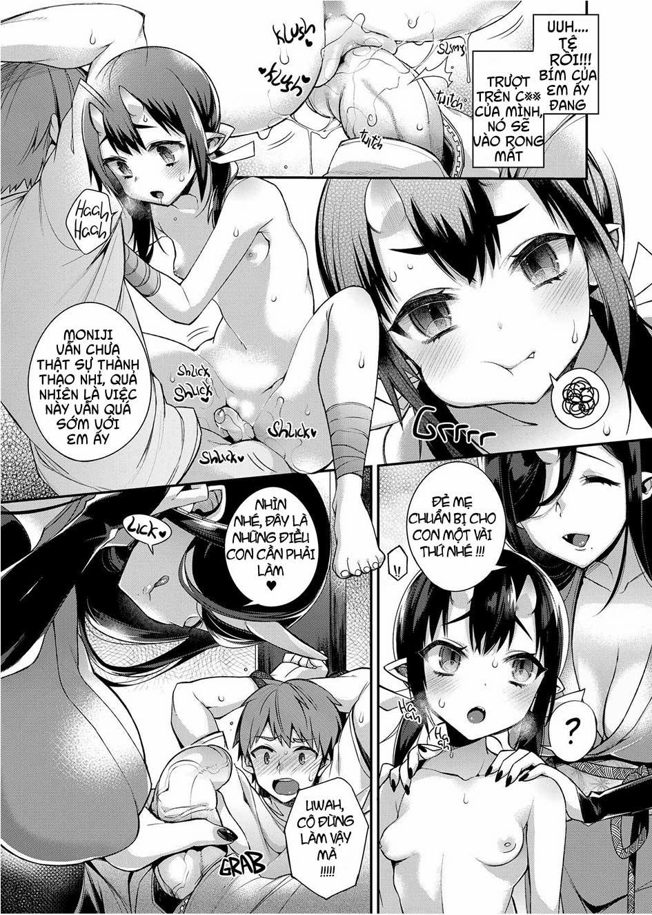 Oni no Oyako wa Hito no Osu to Kozukuri ga Shitai Chương ONESHOT Trang 10