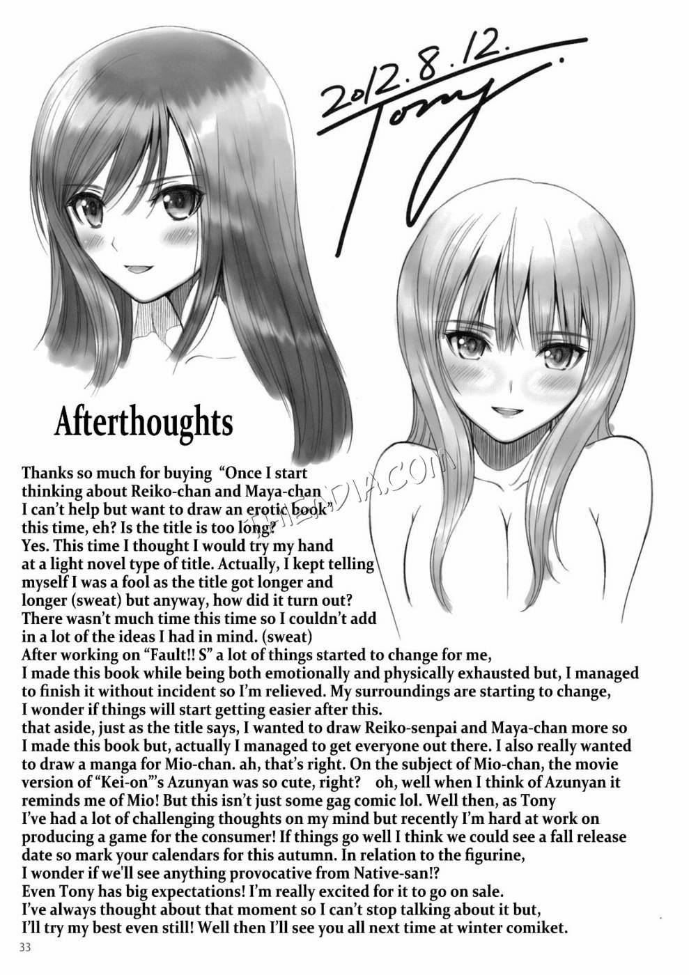 Reiko-san to Mayo-chan no Koto wo Omotte Itara (Fault) Chương Oneshot Full Color Trang 31