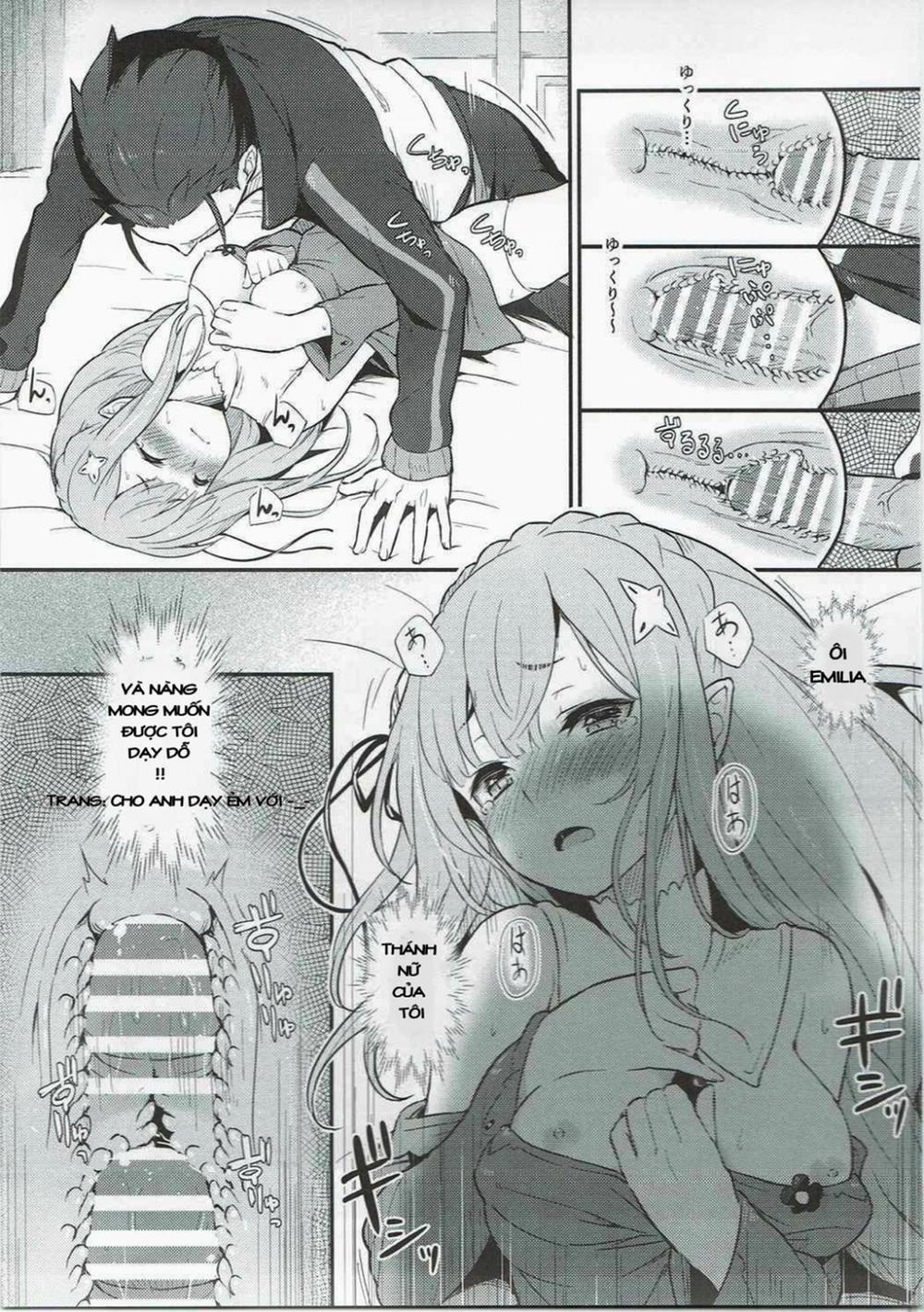 Rem no Emilia Kuttsuke Daisakusen (Re:Zero kara Hajimeru Isekai Seikatsu) Chương Oneshot Trang 15