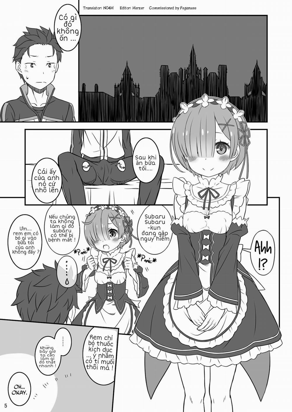 Rem Ram Revolution (Re:Zero kara Hajimeru Isekai Seikatsu) Chương Oneshot Trang 4