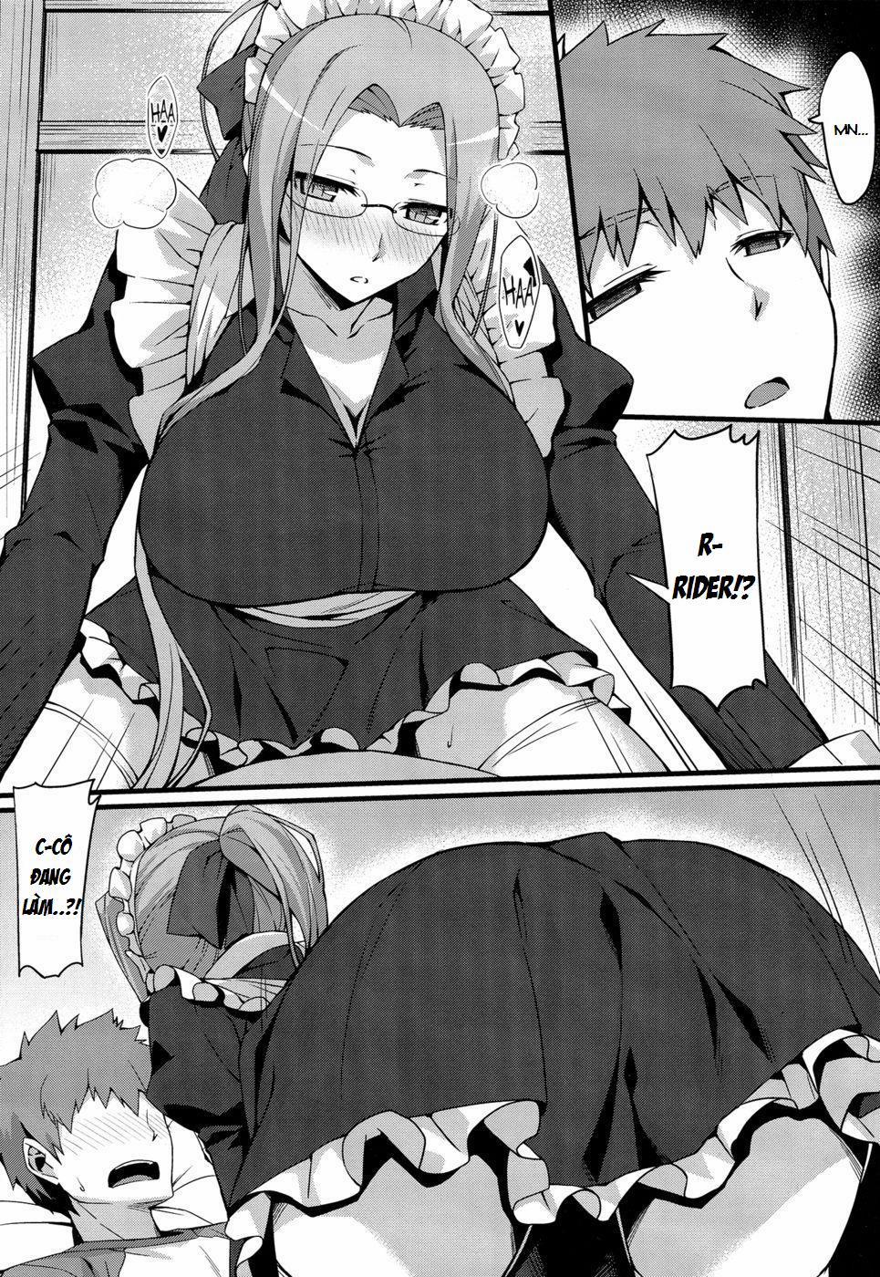 Rider-San To Maid Fuku. (Fate Stay Night) Chương Oneshot Trang 9