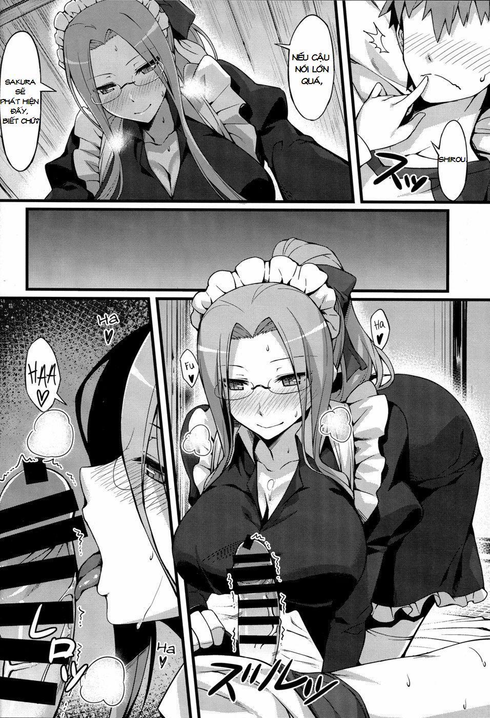 Rider-San To Maid Fuku. (Fate Stay Night) Chương Oneshot Trang 10