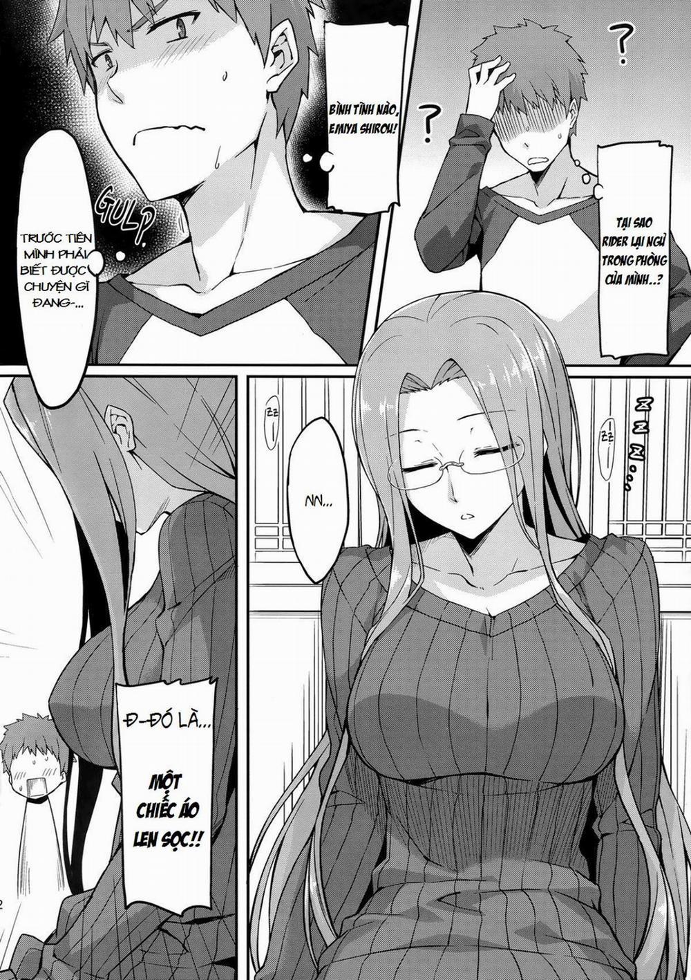 Rider-san to Tate Sweater. (Fate Hollow Ataraxia) Chương Oneshot Trang 5