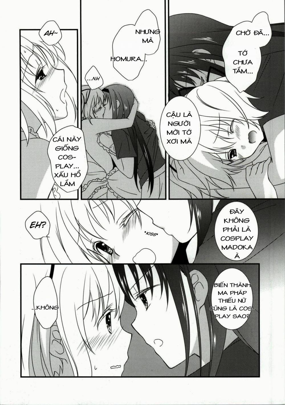 Sengyou Shufu no Sentou Fuku wa (Mahou Shoujo Madoka Magica) Chương Oneshot Trang 19