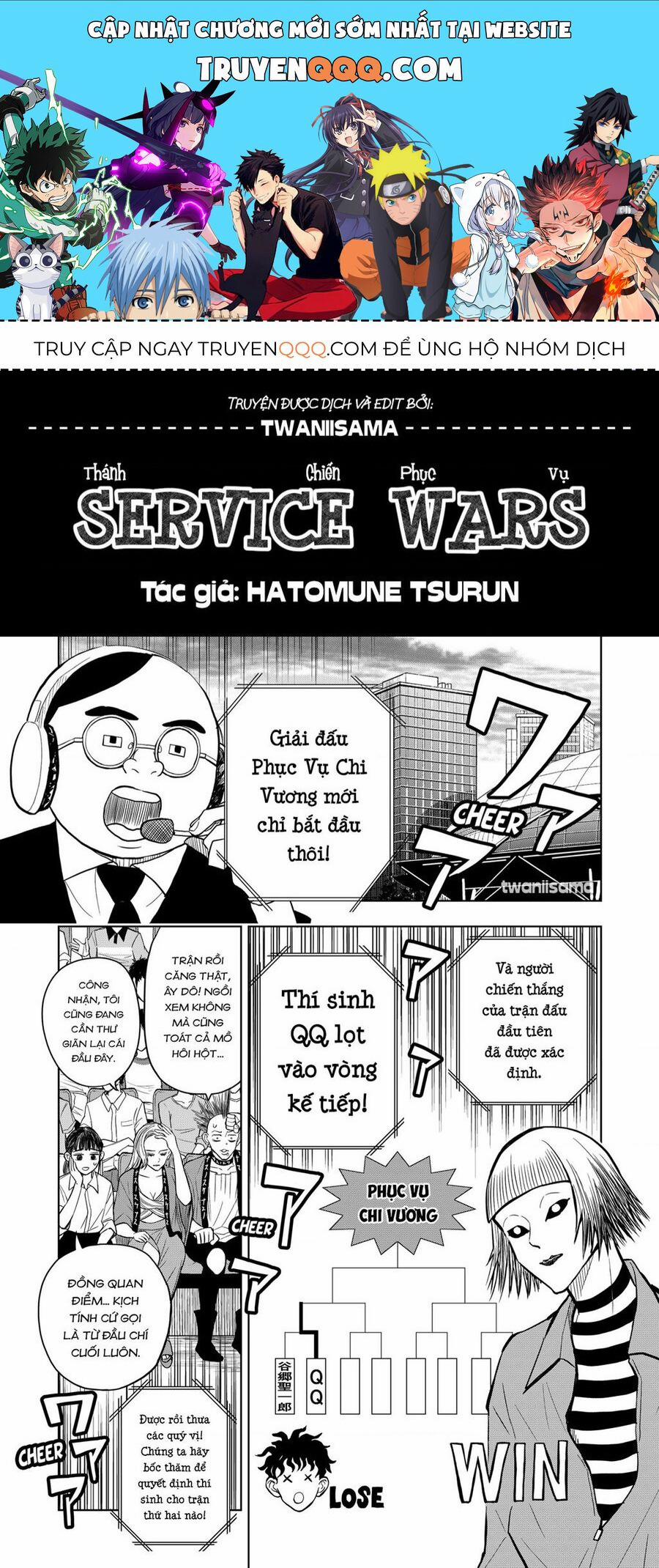 Service Wars – Thánh Chiến Phục Vụ Chương 20 Trang 1