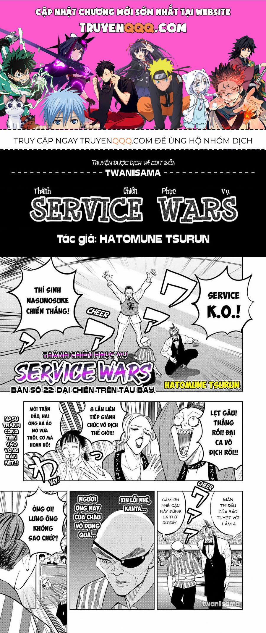 Service Wars – Thánh Chiến Phục Vụ Chương 22 Trang 1