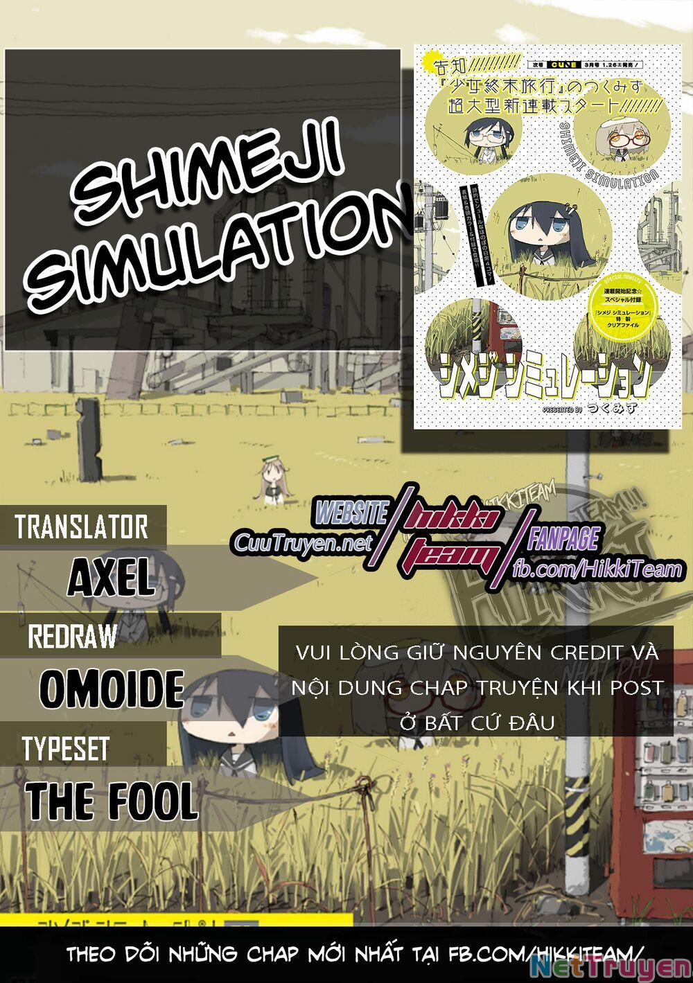 Shimeji Simulation Chương 10 Trang 1