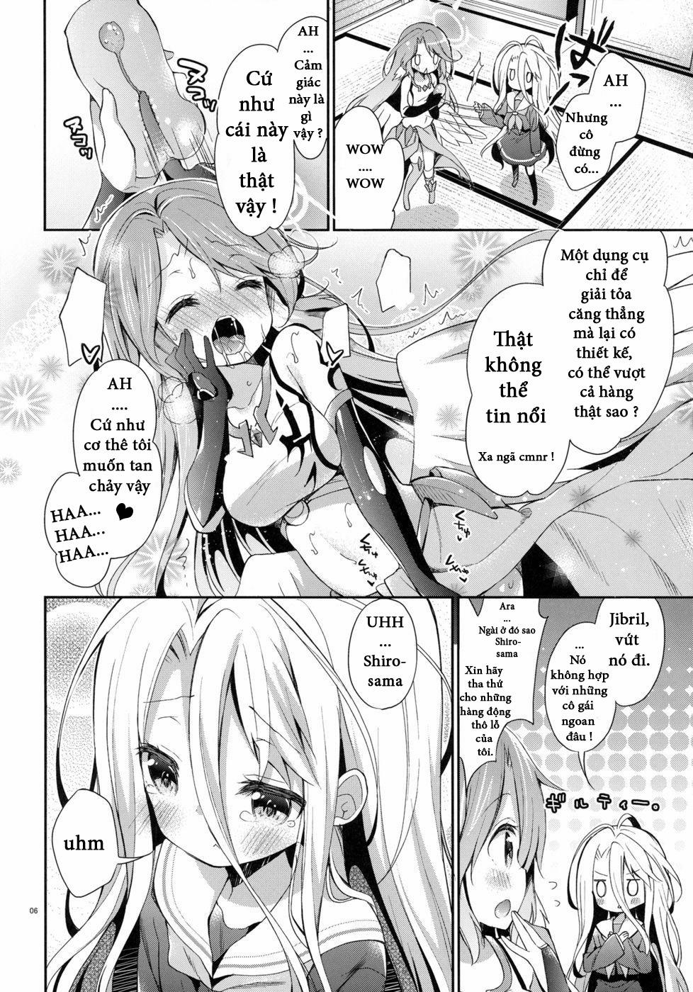 "Shiro... Kyou Kara Kodomo Onaho Ni, Naru" (No Game No Life) Chương Oneshot Trang 5