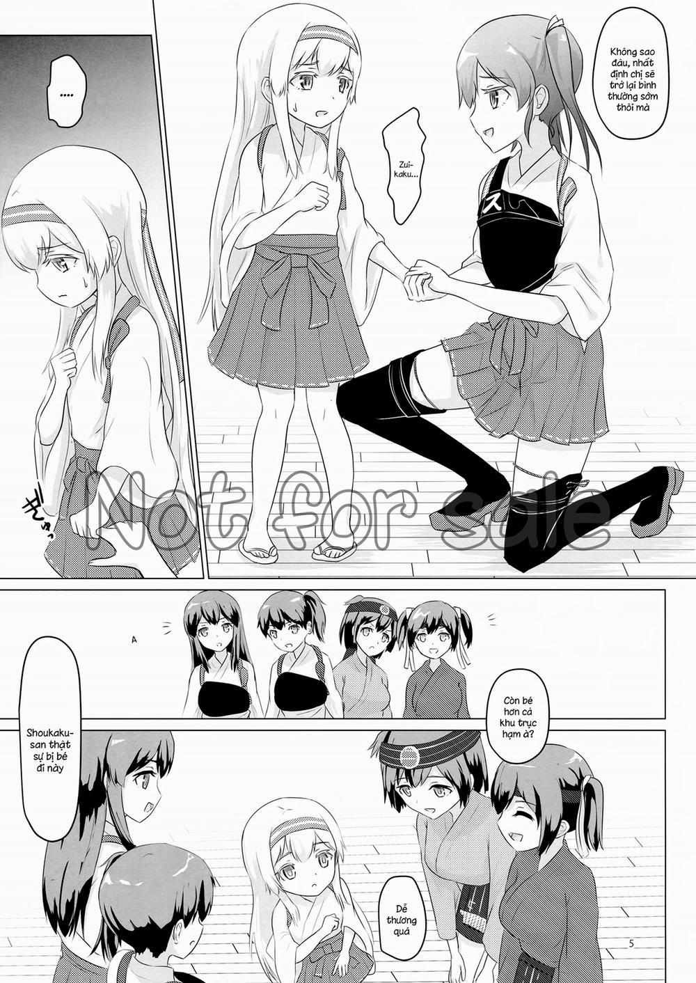 Shoukaku-nee ga Chiisaku Nacchatta!!! (Kantai Collection) Chương Oneshot Trang 5