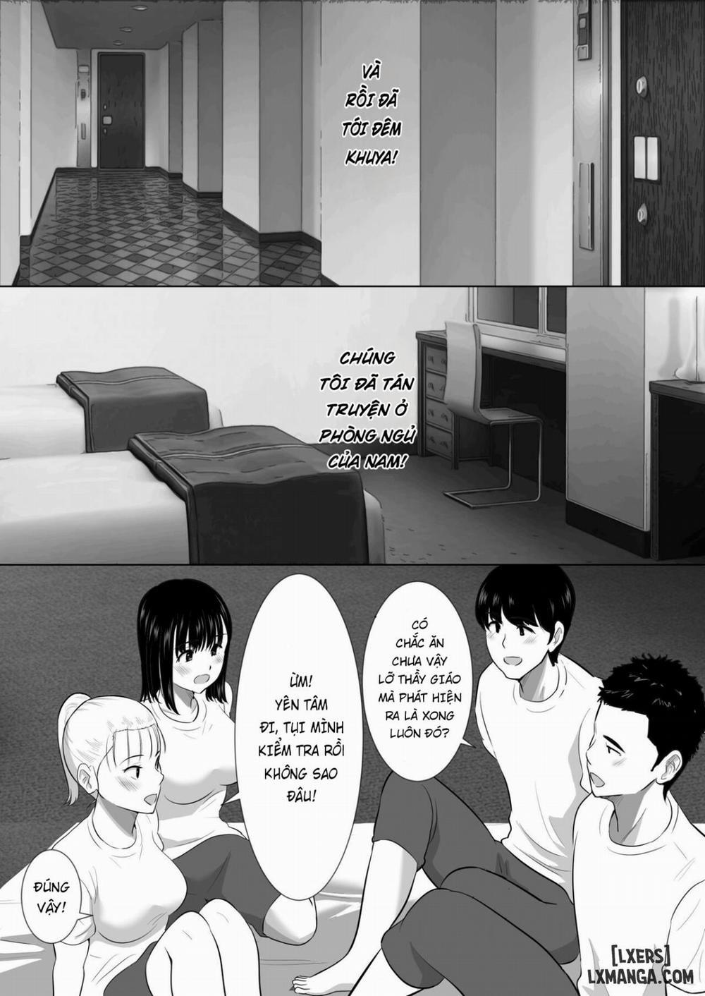 Shuugaku Ryokouchuu ni Mikkai ga Bare Hansei Beya de Seikatsu Shidou ni Netorare Chương Oneshot Trang 9