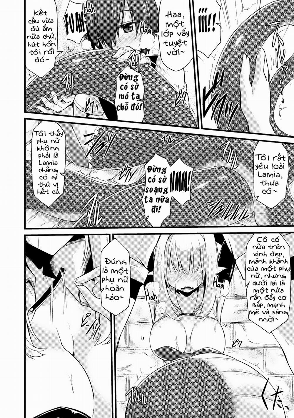 The Snake That Slithers Up To Her (Monster Musume No Iru Nichijou) Chương Oneshot Trang 4